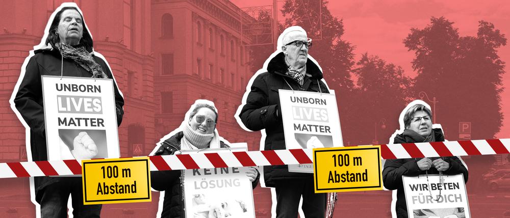 Abtreibungsgegner der Aktion „40 Tage für das Leben“ beteten während der Fastenzeit bundesweit vor der Schwangerschaftsberatung Pro Familia.