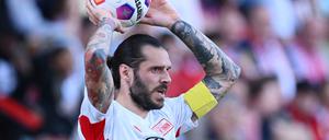 Christopher Trimmel sah am Samstag gegen Leverkusen für sein Handspiel nicht mal Gelb.