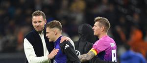 Julian Nagelsmann (links) möchte lieber mit einem kleineren Kader arbeiten.