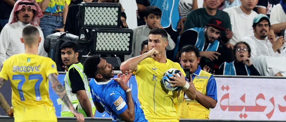 Cristiano Ronaldo verlor im Saudi Super Cup die Nerven und flog für eine Tätlichkeit vom Platz. 