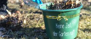 Immer was zu tun: Im Kleingarten geht die Arbeit nie aus.