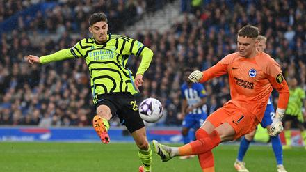 Kai Havertz (links) hat sich beim FC Arsenal unverzichtbar gemacht.