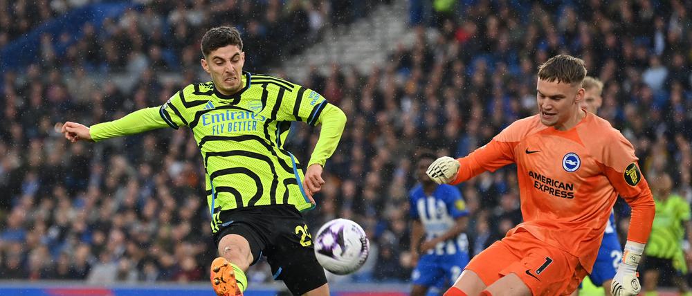 Kai Havertz (links) hat sich beim FC Arsenal unverzichtbar gemacht.