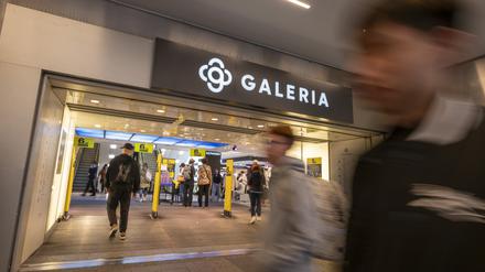 Das Galeria Kaufhaus am Marienplatz im Zentrum der bayerischen Landeshauptstadt. 