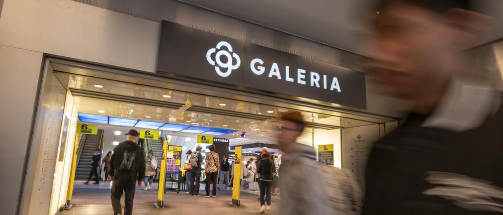 Das Galeria Kaufhaus am Marienplatz im Zentrum der bayerischen Landeshauptstadt.