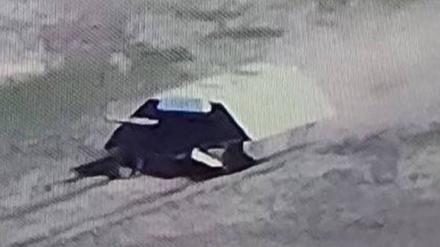 Auf X kursiert das angeblich von einer ukrainischen Drohne aufgenommene Foto eines mutmaßlich russischen Panzers, der den Spitznamen „Schildkröten-Panzer“ bekommen hat.