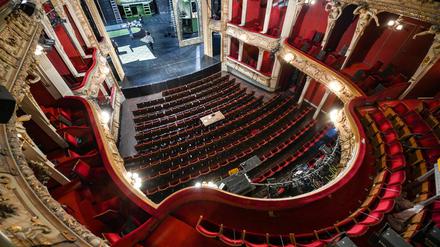 Blick in den leeren Zuschauersaal des Theaters «Berliner Ensemble» (BE).
