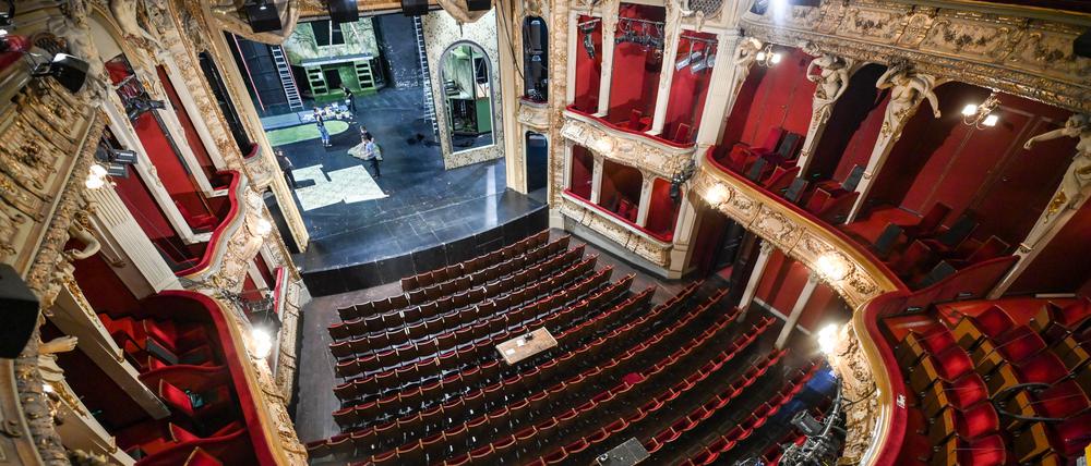 Blick in den leeren Zuschauersaal des Theaters «Berliner Ensemble» (BE).