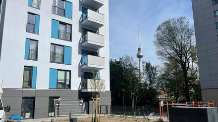 Das neue WBM-Gebäude auf der Fischerinsel.