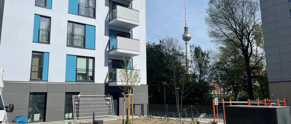 Das neue WBM-Gebäude auf der Fischerinsel.