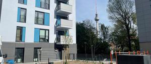Das neue WBM-Gebäude auf der Fischerinsel.