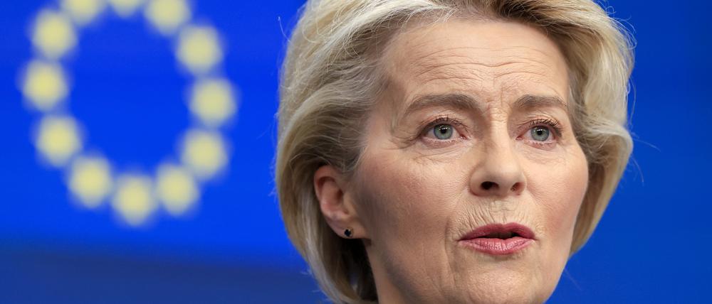 Ursula von der Leyen, Präsidentin der Europäischen Kommission.