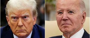 Donald Trump und Joe Biden.