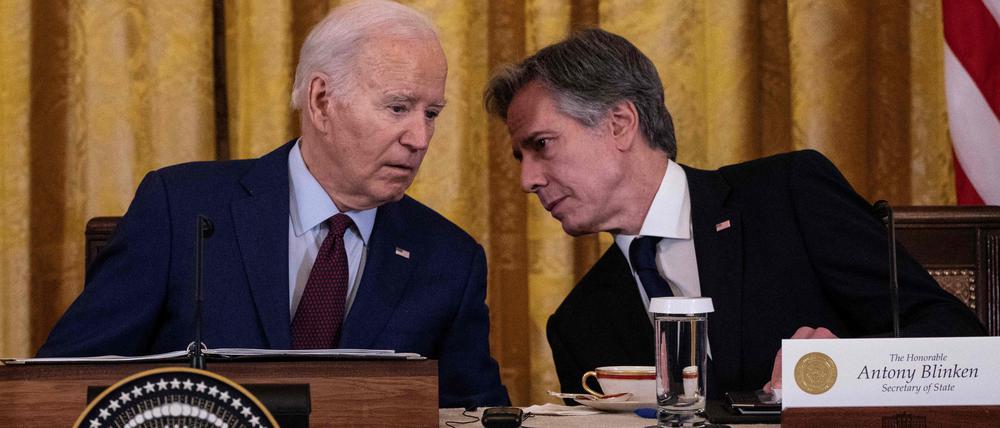 US-Präsident Joe Biden und Außenminister Antony Blinken.