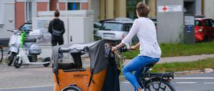 Beliebt bei Eltern: Lastenräder von Babboe galten lange als günstige Alternative im Markt der teuren Cargobikes.