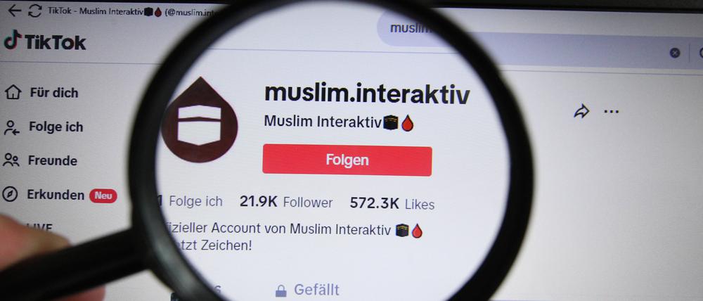 TikTok-Kanal der radikalen Gruppierung Muslim Interaktiv. Sie will die FDP-Fraktion unter anderem verbieten lassen.