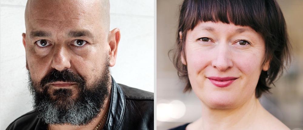 Die Comiczeichner:innen Joann Sfar und Barbara Yelin.