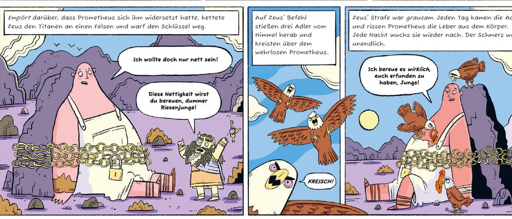 Szene aus „Mythen, Monster und Machtkämpfe im alten Griechenland“.