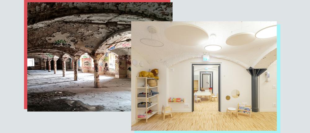 Aus Alt mach’ Neu: So sieht die Ruine der Mälzerei heute aus.