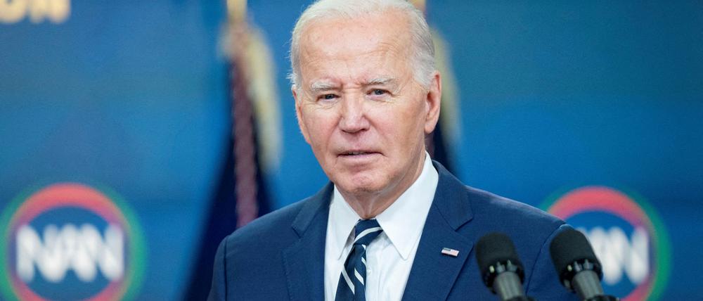 Joe Biden im weißen Haus in Washington, USA, 12. April 2024.