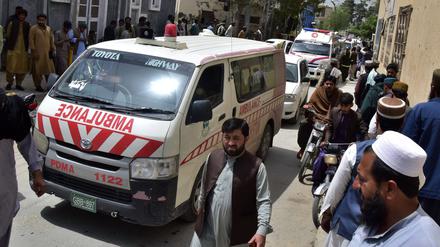Ein Krankenwagen in Pakistan (Symbolbild).