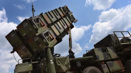 Ein Startgerät des Flugabwehrraketensystems Patriot.