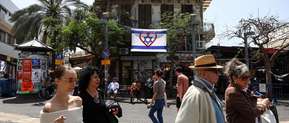 Am Tag nach dem iranischen Angriff lief das Leben in Tel Aviv anscheinend schon wieder in gewohnten Bahnen. 