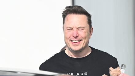 Elon Musk in Grünheide 
