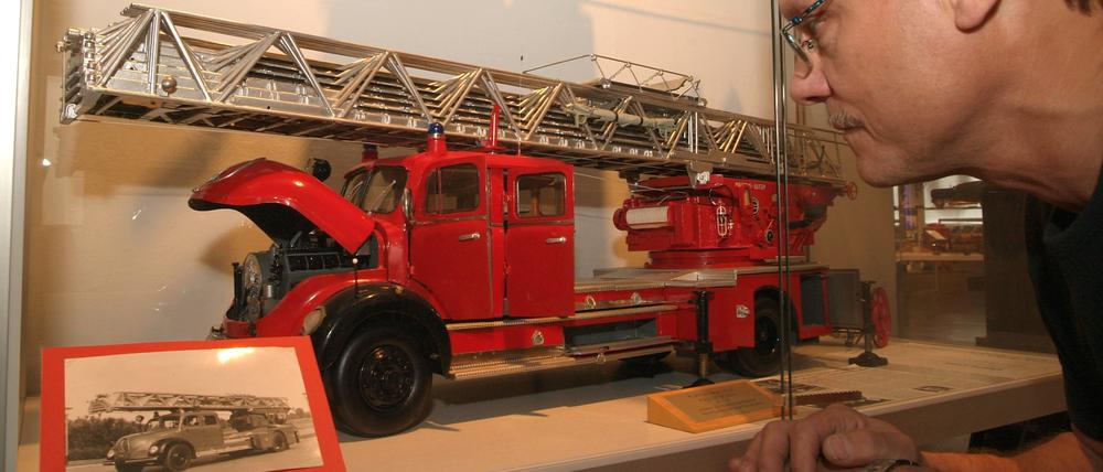 Das Berliner Feuerwehrmuseum in der Berliner Strasse 16 in Tegel.