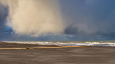 Manchmal sieht die Nordsee vor Ostende aus wie ein romantisches Panoramagemälde. 