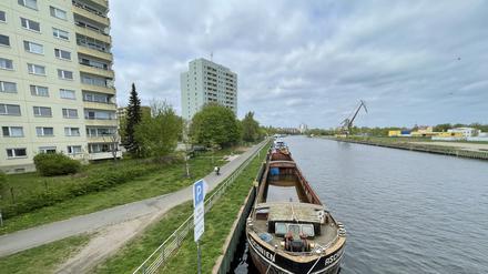 Schrottschiff MS Ascanien Berlin-Spandau Foto: André Görke