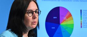 Erfurt: Marion Reiser, wissenschaftliche Leiterin des Thüringen-Monitors, stellt in einer Pressekonferenz die Ergebnisse für 2023 vor.