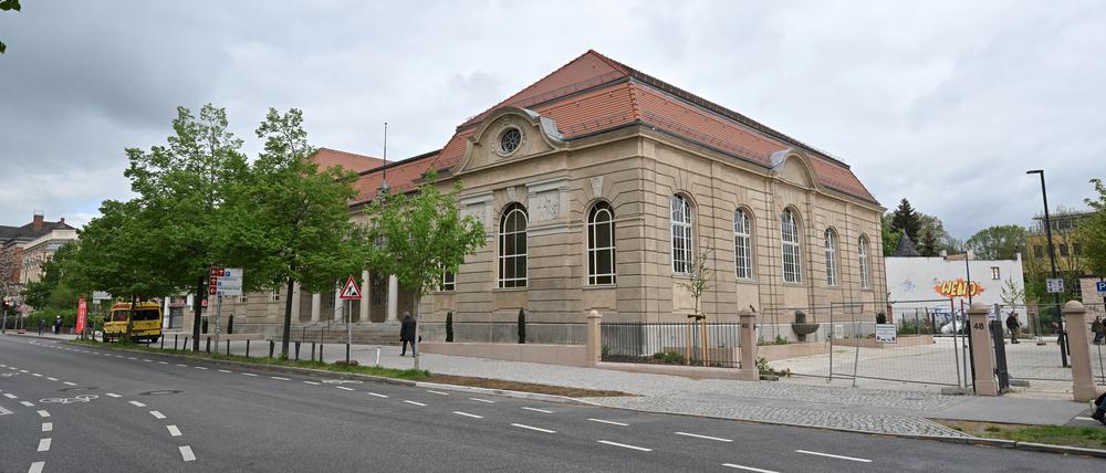 Historische Turnhalle in der Kurfürstenstraße.