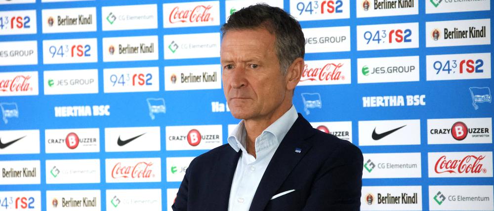Geschäftsführer Thomas Herrich sieht Hertha auf einem guten Weg.