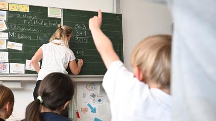 Lehrerin in einer Grundschule.