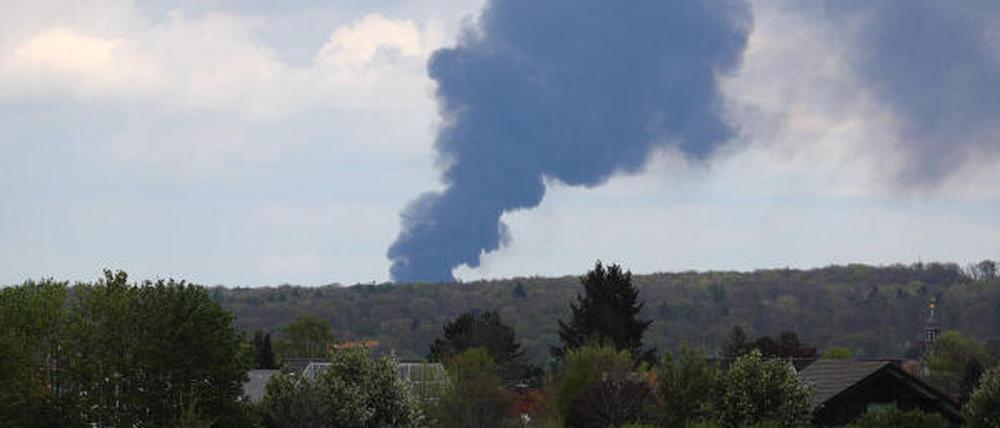 Großbrand in Braunschweig.