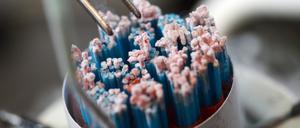 Durch Kryokonservierung werden Ei- und Samenzellen eingefroren.