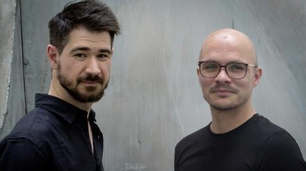 Simon Sahner und Daniel Stähr, Autoren des Buches „Die Sprache des Kapitalismus“.