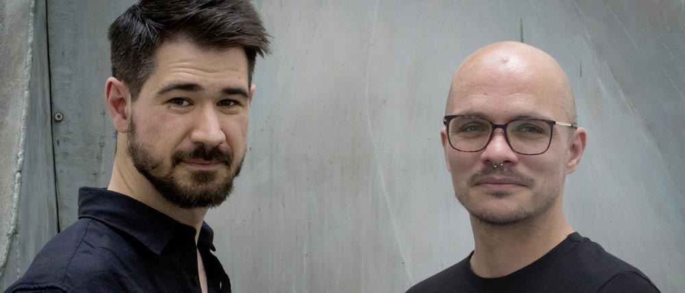 Simon Sahner und Daniel Stähr, Autoren des Buches „Die Sprache des Kapitalismus“.