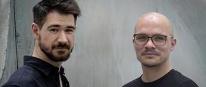 Simon Sahner und Daniel Stähr, Autoren des Buches „Die Sprache des Kapitalismus“.