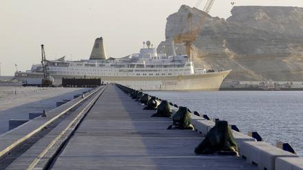 Der Hafen von Duqm im Oman soll ein künftiger Elektrolysestandort zur Produktion von Wasserstoff werden. 