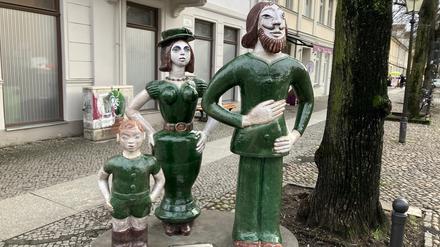 Familie Grün in der Brandenburger Straße in Potsdam.