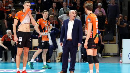 Zweite Allgemeine Verunsicherung. Die Volleys fanden nach dem knapp verlorenen zweiten Satz nicht mehr zurück ins Spiel.