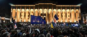 Proteste in Georgien.