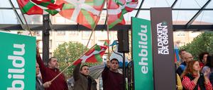 Dem Bündnis Bildu wird eine Nähe zur aufgelösten Terrorgruppe Eta vorgeworfen.