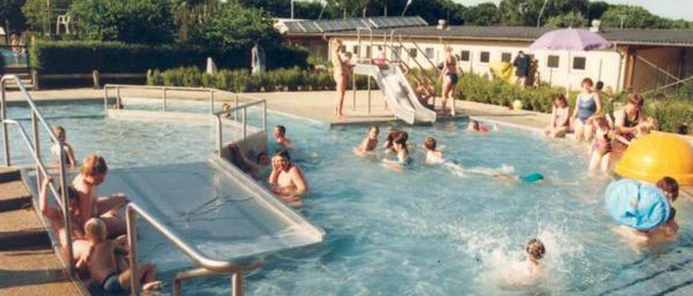 Das kleine Freibad Staaken-West, erbaut zu DDR-Zeiten.