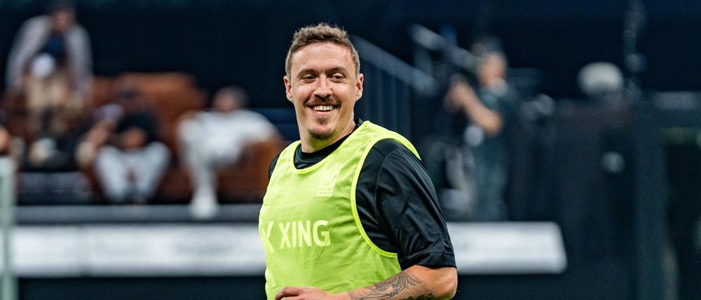 Ex-Spieler des 1. FC Union Berlin Max Kruse bei einem Einsatz in der Baller League.