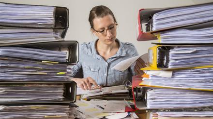 In Deutschland dominiert in der Verwaltung immer noch Papier.