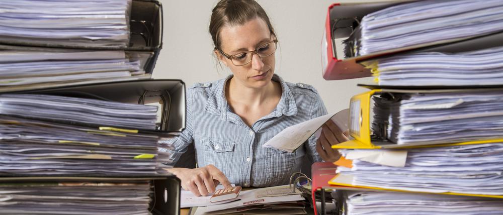 In Deutschland dominiert in der Verwaltung immer noch Papier.