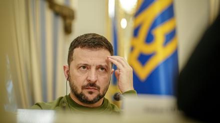 Wolodymyr Selenskyj, Präsident der Ukraine.